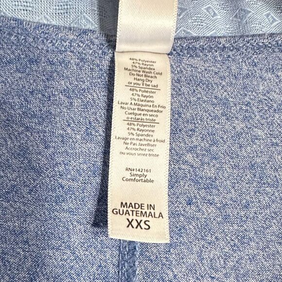 Lula-Roe Perfect Tee Swing tunic jersey Top with half sleeve and side split. - Picture 6 of 6